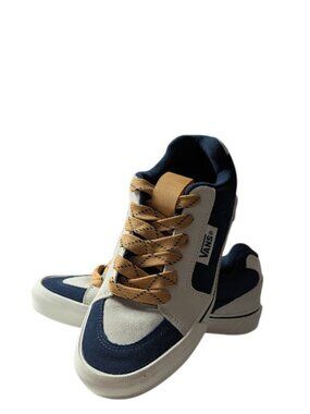 Vans Chukka Push Navy Blue/White Suede Lace Up Skate Shoes Womens Size 8.5 NWOB